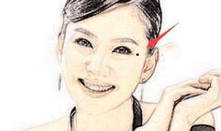 女人脸上长痣面相图 女人脸上长痣面相图